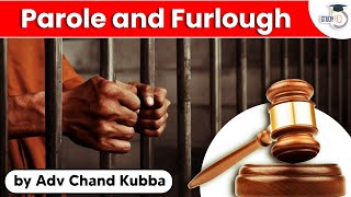 Difference between Parole and Furlough explained  Judicial Service Exam  PCS J  UPSC Exam 2022 [upl. by Sigismondo]