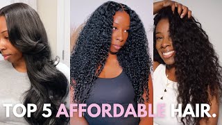 UPDATED My TOP 5 Favorite Hair Companies Affordable  High End [upl. by Nytsirt]