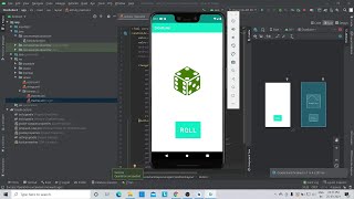 Creating a Very Basic DICE ROLLER App  Android Studio  KOTLIN [upl. by Nicolau1]