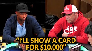 Phil Ivey Attempts 110000 Bluff vs Eric Persson HustlerCasinoLive [upl. by Charlotta]