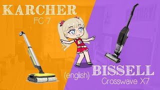 🏠 Bissell Crosswave x7 Vs Kärcher FC7 in 3min eng 🏠 [upl. by Myers]