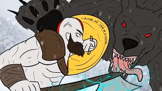 kratos is attacked by a very very large dog Garm please [upl. by Barr]