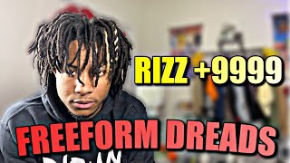 How To Get FREEFORM DREADS Easy [upl. by Essa179]