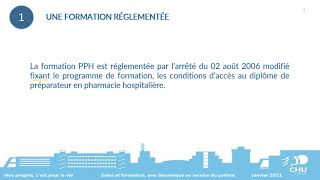 Centre de formation des préparateurs en pharmacie hospitalière  la formation [upl. by Arytas]