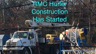 RMC Hurler Construction at Kings Dominion [upl. by Onitsoga]