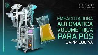 Empacotadora Automática Volumétrica para Pós CAPM 500 VA [upl. by Ramedlav]