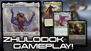 Zhulodok Eldrazi Deck MTG EDH Gameplay  tribalkai [upl. by Olnay]