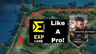 How To EXP Lane Like A Pro Player  EXP Lane Guide 2024  Mobile Legends [upl. by Mariandi]