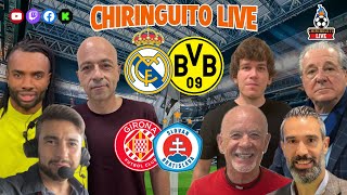 ⚽ REAL MADRID  BVB y GIRONA  SLOVAN BRATISLAVA  CHIRINGUITO LIVE [upl. by Eeralih]