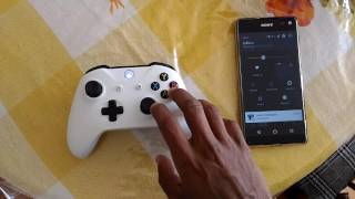 Xbox one S controller paired with android smart phone [upl. by Schaffel575]