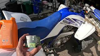 RAPTOR 700 OIL CHANGE  FIRST OIL CHANGE  HOW TO DO OIL CHANGE ON RAPTOR 700  2024 [upl. by Eednus]