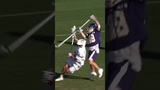 Defenseman Goes OVERTHEHEAD vs Virginia’s AllTime Points Leader shorts [upl. by Esyned]