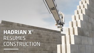 Hadrian X® resumes construction at 16 townhouse site  FBR [upl. by Arella]