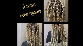 TUTO  comment faire des tresses avec rajouts [upl. by Halet]