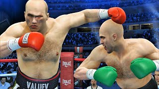 GIANT vs GIANT 👹  Tyson Fury vs Nikolai Valuev Full Fight  Fight Night Champion Simulation [upl. by Reiners43]