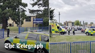 Tewkesbury School Teacher stabbed after breaking up student fight [upl. by Lahcim]