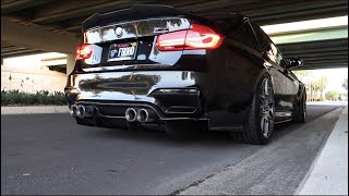 Active Autowerke Equal Length Mid Pipe Exhaust Clips  BMW F80 M3 Stock Downpipes Tune amp Muffler [upl. by Arjan661]