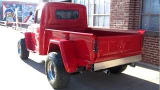 RARE 1953 Willys 4WD Pickup Truck Frame Off Restored FOR SALE [upl. by Fredrick]