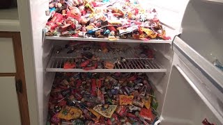 NEW NEW NEWa lot of candy  refrigerator full of sweets part 2 [upl. by Hploda]