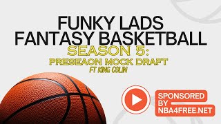 NBA Fantasy Mock Draft 9 CATS 12 [upl. by Esej159]