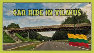 Vilnius Lithuania Car Drive  City Sights amp Streets  Summer 2024 🚗 🇱🇹 [upl. by Irolam435]