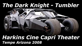 The Dark Knight  The Tumbler  Harkins Cine Capri Theater 2008 [upl. by Solram636]