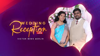 Victor amp Merlin  Wedding Reception Live  Join With us [upl. by Paske381]