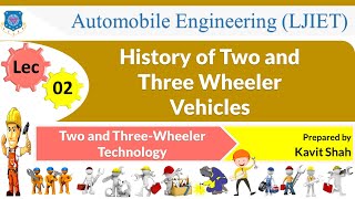 L 02 History of Two and Three Wheeler Vehicles  Two and Three Wheeler Technology  Automobile [upl. by Janina]