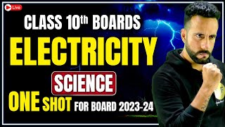 Electricity One Shot Physics Class 10th Science Complete Recall Board Exam 202324 with Ashu Sir [upl. by Anuat183]