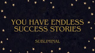 you have endless success stories [upl. by Nevar]