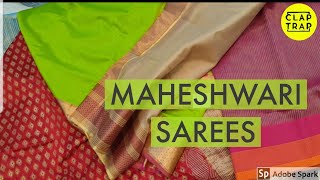 MAHESHWARI SAREES AT DISCOUNTED PRICE  INDORE SHOPPING [upl. by Meraree]