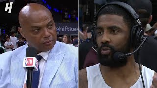 Kyrie Irving joins Chuck amp NBA TV Crew after Game 4 win FULL Interview 🎤 [upl. by Lekar124]