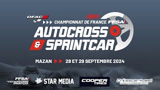 Championnat de France et Coupe de France d’Autocross et de Sprint Car Mazan  Dimanche 29092024 [upl. by Eadwine511]