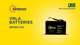 VRLA Battery specifications Explained  Everything You Need to Know  Eastman VRLA Battery [upl. by Elhsa]