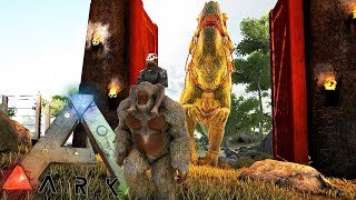 SELLA GIGANOTOSAURO  GIGANTOPITECO 48  ARK SURVIVAL EVOLVED RAGNAROK GAMEPLAY ITA [upl. by Yarw]