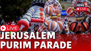 Purim Parade Jerusalem LIVE  Jerusalem Holds First Purim Parade Since 1982 LIVE  Jerusalem LIVE [upl. by Ecirtap]