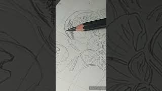 indenting technique sketch skills charcol drawing [upl. by Dupre]