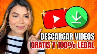 CÓMO DESCARGAR VIDEOS DE YOUTUBE GRATIS 2024 [upl. by Mikes]