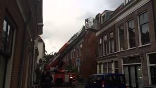 Stormschade Doelensttaat Haarlem [upl. by Race827]