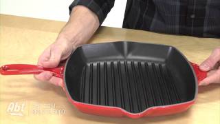 Le Creuset 10 14 inch Cast Iron Grill Pan [upl. by Hobbie]