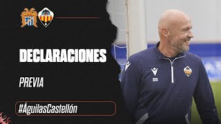 Declaraciones Dick Schreuder previa Águilas FC vs CD Castellón 29102024 [upl. by End280]