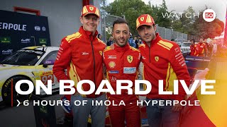 POLE POSITION On board lap Ferrari Hypercar 50 at WEC Imola 6H [upl. by Atinit]