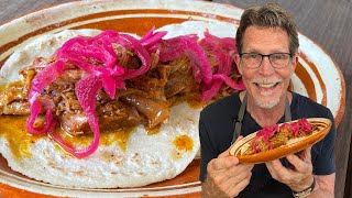 Cochinita Pibil Tacos  A Slow Cooked Classic  Rick Bayless Taco Manual [upl. by Leelah]