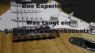 Das Experiment  Was taugt ein günstiger Gitarrenbausatz [upl. by Andreas]