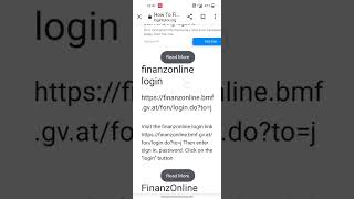 Finanzonline Login How To Finanzonline Login Finanzonline [upl. by Otsugua]