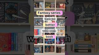 Fantasy series that get better with each book booktok booktube bookrecommendations fantasybooks [upl. by Anilorak]