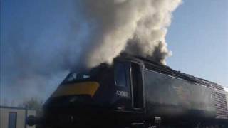 Grand Central HST power Car 43068 Cold Start Heaton Depot [upl. by Westleigh928]