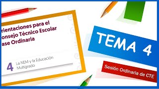 TEMA 4 LA NEM Y LA EDUCACIÓN MULTIGRADO [upl. by Suivatra]