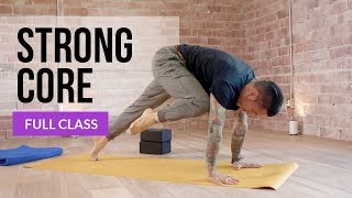 Yoga Class for Building Core Strength with Anton Mackey Full Class [upl. by Eon]