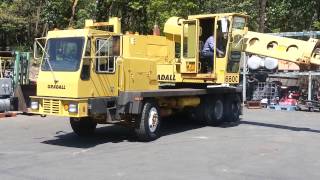 1987 Gradall G660C Wheeled Excavator in Action [upl. by Tehr]